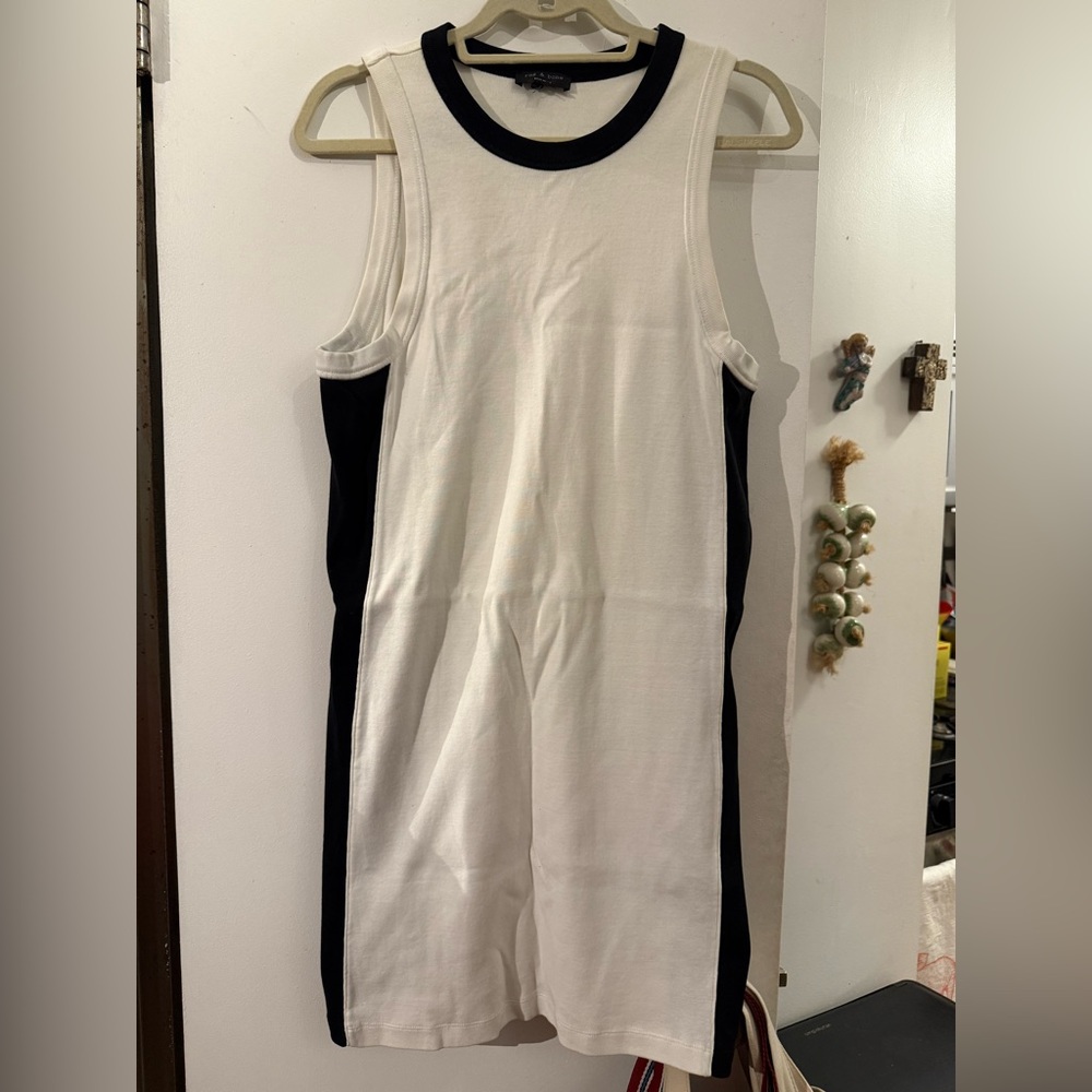 Rag & Bone Colorblock Crew Neck Dress